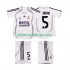 Camisola Real Madrid ZIDANE 5 2007 Retro Criança Equipamento Primeiro 2006 Manga Curta